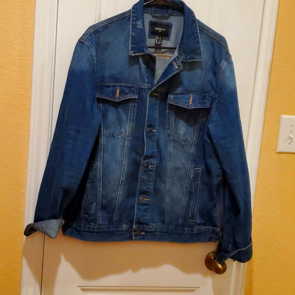 Forever 21 Men's Jeans Jacket Size L